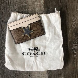 Coach card holder